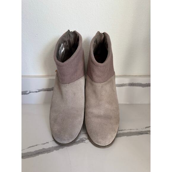 Tom's Heeled‎ Booties Suede Camel Size 10 - Picture 3 of 11